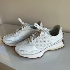 New Balance 327 White Leather Women’s Sneakers